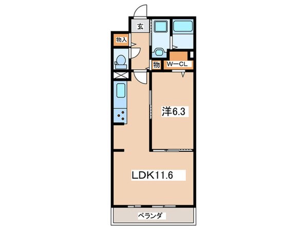 カメリア・ORの物件間取画像